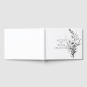 Vet B&W Wildflower Gastenboek (Volledig)