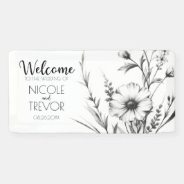 Vet B&W Wildflower Spandoek