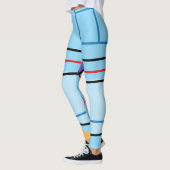 Vet Baby Blauw Abstract Print Leggings (Links)