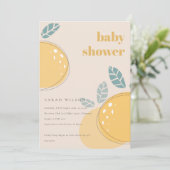 Vet Baby shower met lichte aanraakklep Kaart (Staand voorkant)