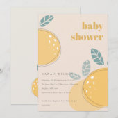 Vet Baby shower met lichte aanraakklep Kaart (Voorkant / Achterkant)