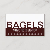 vet BAGELS klantenloyaliteitskaart Klantenkaartje (Voorkant)