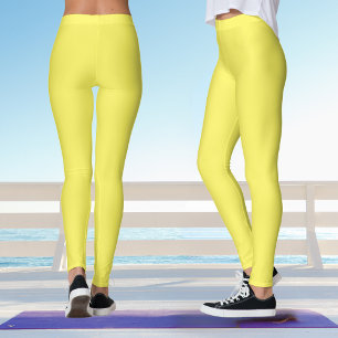 Vet Banaan Geel Yoga Leggings