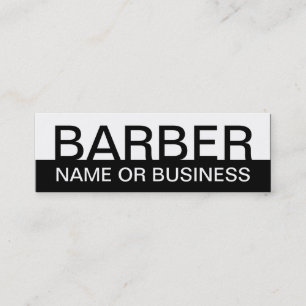 vet BARBER Mini Visitekaartje