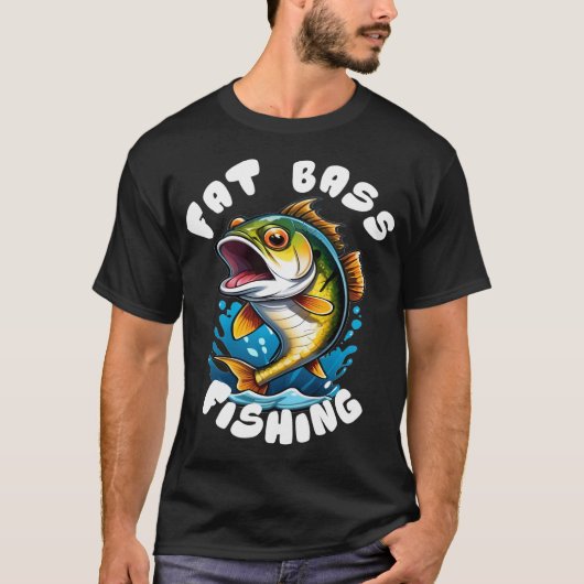 VET BASSVISSEN T-SHIRT (Voorkant)