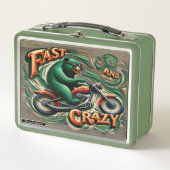 Vet Beer rijdt op een motorfiets met flair (Voorkant)