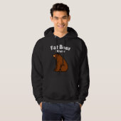 Vet Beer wintertypografie, Beer ontspannend, Grapp Hoodie (Voorkant volledig)