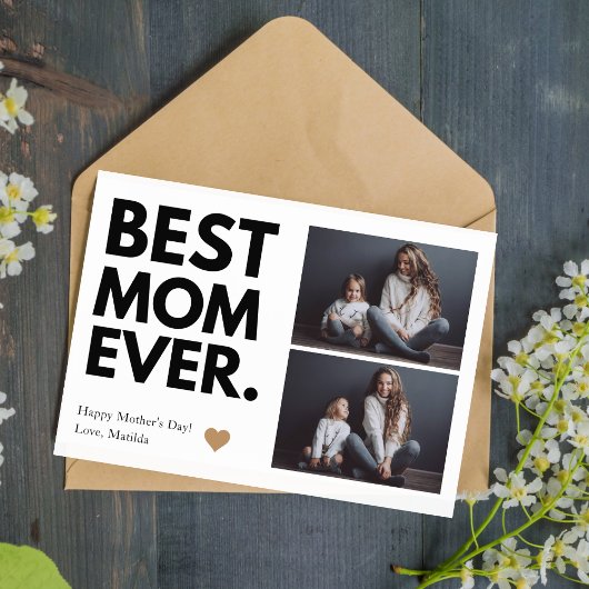Vet Beste Moeder Ooit Moederdag Multi-Photo Kaart