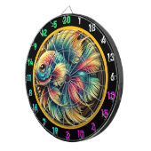Vet Betta Dartboard Muuraccent Dartbord (Voorkant Rechts)