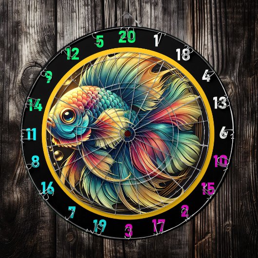 Vet Betta Dartboard Muuraccent Dartbord