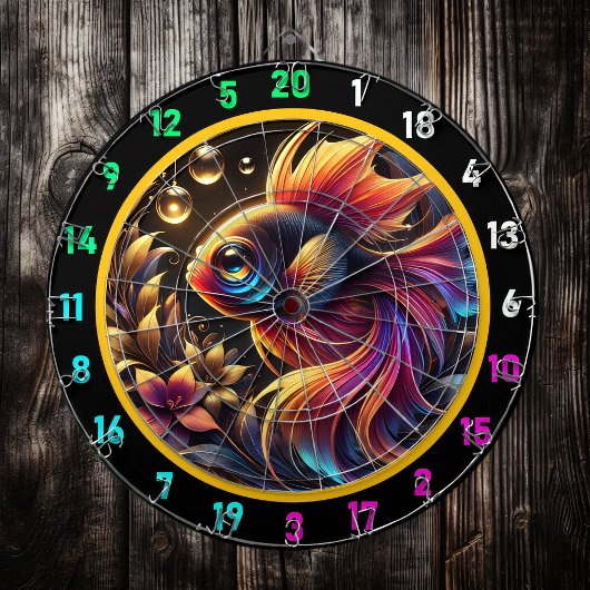 Vet Betta Glow Dartboard Design Dartbord