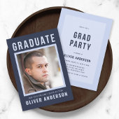 Vet Blauw Afstuderen Aankondiging en Partij Afstud