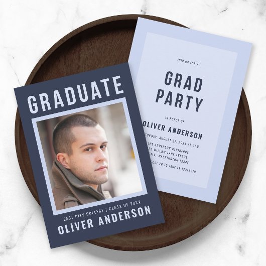 Vet Blauw Afstuderen Aankondiging en Partij Afstud