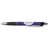 Vet Blauw Cirkelmonogram Pen (Bodem)