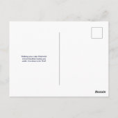 Vet blauw en geel "Beste vader ooit" Vaderdag Briefkaart (Achterkant)