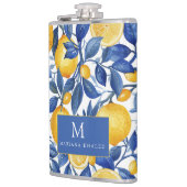 Vet Blauw Italiaans Positano Citroen Heupfles (Links)