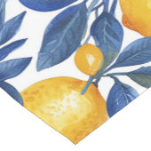 Vet Blauw Italiaans Positano Citroen Korte Tafelloper (Hoek)