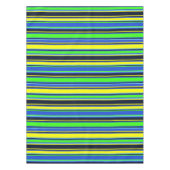 Vet blauw, Limoen en geel tafelkleed (Voorkant)