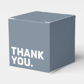 Vet Blauw Trouwen Bedankt Favoriet Tag Bedankdoosjes (Voorkant Zijde)