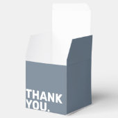 Vet Blauw Trouwen Bedankt Favoriet Tag Bedankdoosjes (Geopend)