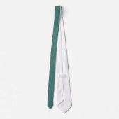 Vet Blauwgroen Groen Stropdas (Achterkant)