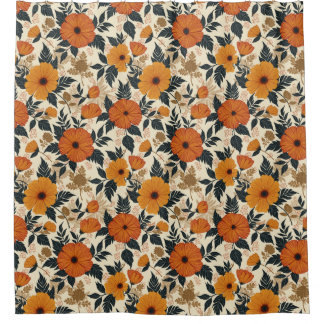 Vet Bloemen Geometrie Douchegordijn