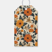 Vet Bloemen Geometrie Gift Labels Cadeaulabel (Achterkant)