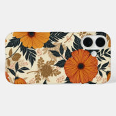 Vet Bloemen Geometrie iPhone 16 Hoesje (Achterkant (horizontaal))