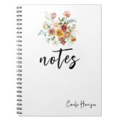 Vet Bloemen Rood & Gouden Pioenen Notitieboek (Voorkant)