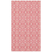 Vet  bloemmotief in roze en wit tafelkleed (Voorkant)