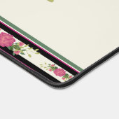 vet bloemontwerp monogram bureaumat (Hoek)