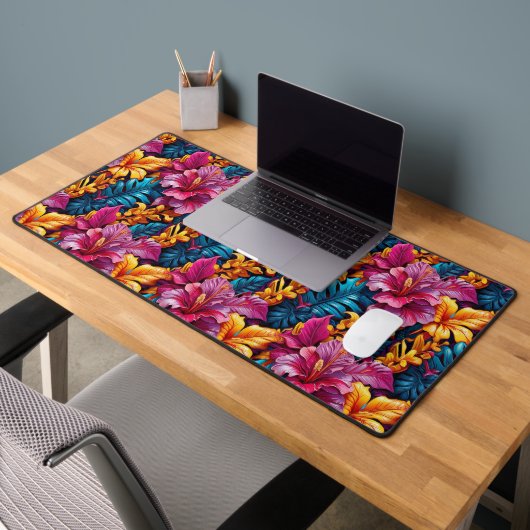 Vet Bloempatroon Desk Mat (Kantoor 2)