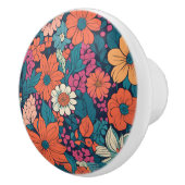 Vet Bloempatroon Moderne Bloem Decoratief Keramische Knop (Rechts)