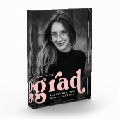 Vet Blush Pink Typografie Afstuderen Fotoblokken (Links)