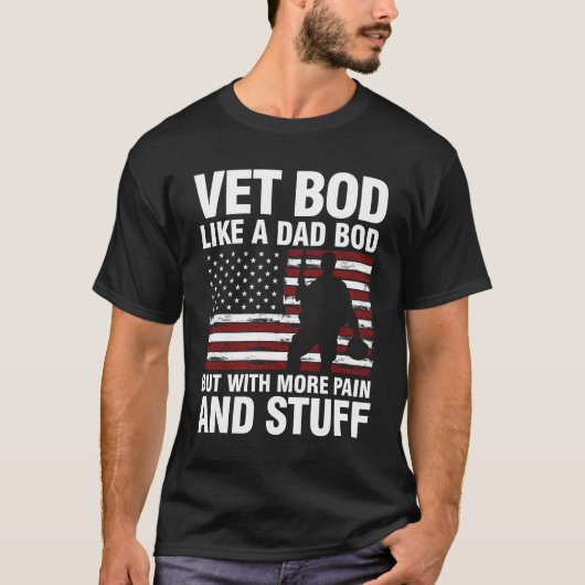 Vet Bod als een pap T-shirt (Voorkant)