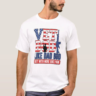 Vet Bod. Een pap, maar meer kniekijn. Vader's Da T-shirt