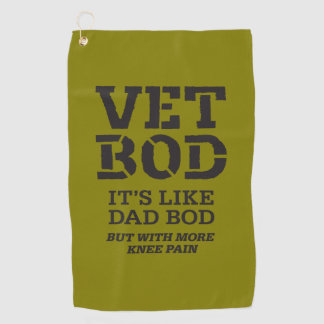 Vet Bod It’s Like Dad Bod But With More Knee Pain Golfhanddoek