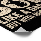 Vet Bod Like A Dad Bod Funny Military Veteran Dad  Poster (Hoek)