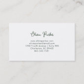 vet boeket | Kleurrijke bloemen en goud Visitekaartje (Achterkant)