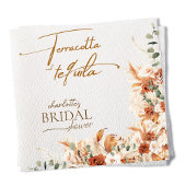 Vet Boho Terracotta en Tequila Vrijgezellenfeest Servet