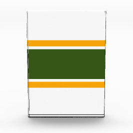 Vet bos Groen Geel Wit Horizontale Stripes Fotoblokken
