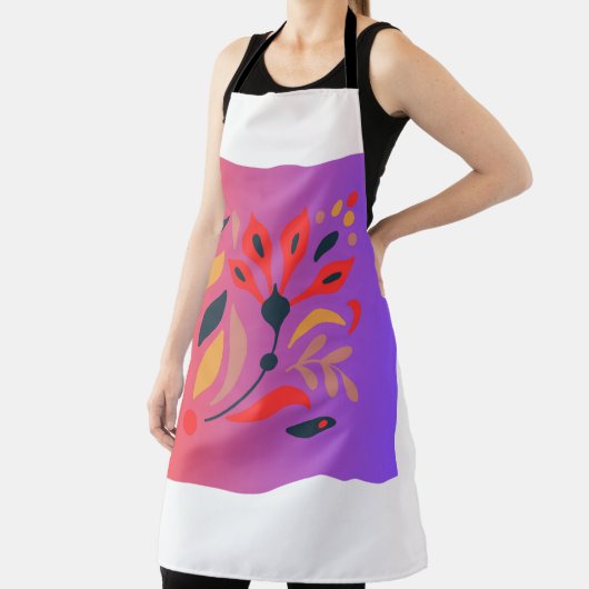 Vet Botanisch Schort met Verloopachtergrond (Insitu)