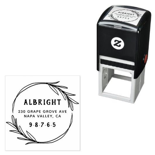 Vet Botanisch Wreater Aangepast adres Zelfinktende Stempel (In situ)