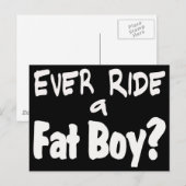 Vet Boy Rijder Briefkaart (Voorkant / Achterkant)