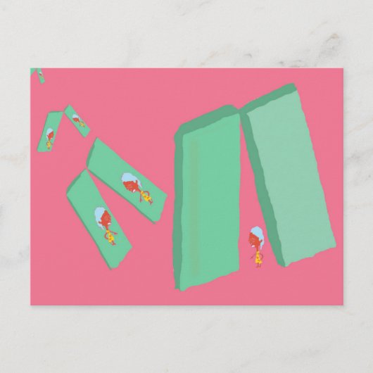 Vet briefkaart (Voorkant)