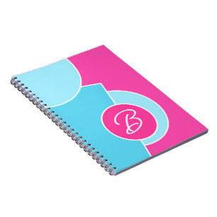 Vet Bright Fun Chic Abstract Circles Art Pattern Notitieboek