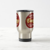 Vet brouwsel om energiestroom koffievlek te gaan reisbeker (Center)