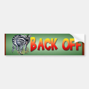 Vet Butted Zebra bumpersticker