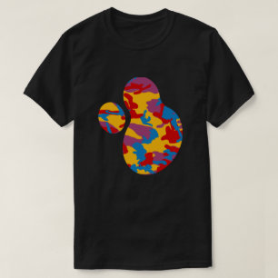 Vet Camo Patroon Verf Spat v2 T-shirt