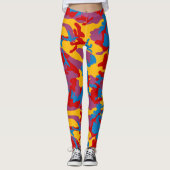 Vet Camo Pattern Leggings (Voorkant)